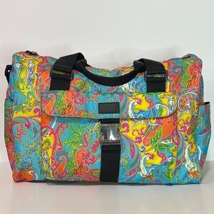 Lauren Ralph Lauren Multicolor Paisley Duffle/Weekender Bag w Strap